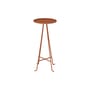 Guéridon Syros métal orange / Ø 30 x H 60 cm - Unopiu