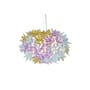 Bloom Bouquet Pendant plastic material purple Round - Small - Ø 28 cm x H 19 cm - Kartell