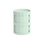Rangement Facet Low / H 49 cm - 2 portes / Avec roulettes - Hay