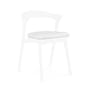 Accessoire Outdoor tissu blanc beige / Coussin assise pour chaise de jardin Bok - Ethnicraft