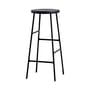 Barhocker Cornet metall holz schwarz / H 75 cm - Holz und Metall - Hay