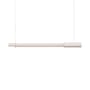 Pendelleuchte In Fine LED glas weiß / L 105 cm - DCW éditions