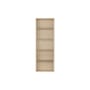 Rangement mural Haze métal beige / L 35 x H 100 cm - Verre cannelé - Ferm Living
