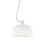 Suspension Bellhop Glass S2 verre blanc / Ø 45 x H 25,2 cm - Flos