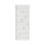 Bibliothèque Melody bois blanc / L 88 x H 217 cm - MDF Italia