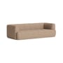 Canapé droit Quilton / 3 places - L 248 cm / Matelassé - Hay