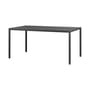 Table rectangulaire Piave noir / 160 x 90 cm - Stratifié texturé - NARDI