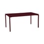Tavolo rettangolare Calvi metallo rosso / 160 x 80 cm - 6 persone - Fermob