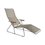 Transat inclinable Click Sunlounger plastique beige / 7 positions - Houe
