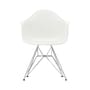 Fauteuil DAR - Eames Plastic Armchair plastique blanc / (1950) - Pieds chromés - Vitra