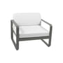 Fauteuil rembourré Bellevie Lounge     / Tissu blanc grisé - Fermob