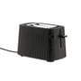 Grille-pain Plissé plastique noir / 2 tranches - 850W - Alessi