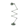 Lampadaire Loft Zigzag métal vert / H 240 cm - Orientable - Jieldé