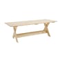 Crate Outdoor Rectangular table natural wood / Gerrit Rietveld, 1934 – 230 x 89.5 cm - Hay