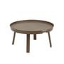 Table basse Around Large bois naturel / Ø 72 x H 37,5 cm - Muuto