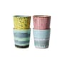Tazzina da caffè 70s ceramics ceramica multicolore / Set di 4 - 23 cl - HK LIVING