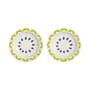 Assiette creuse Folk / Set de 2 - Ø 22.5 x H 3,5 cm - & klevering