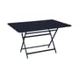 Caractère Foldable table metal blue / 128 x 90 cm - 6-seater / Metal - Fermob