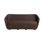 Gartensofa 2-Sitzer Reborn plastikmaterial braun / L 165 cm - 100% recycelt - Slide