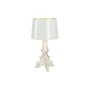 Lampe de table Bourgie Bianca plastique blanc or / H 68 à 78 cm - Ferruccio Laviani, 2004 - Kartell