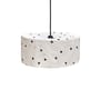 Vibes Lampshade textile black / Ø 40 x H 18 cm - Linen - NOBODINOZ