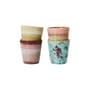 Tazza da ristretto 70s ceramics ceramica multicolore / Set di 4 - 10 cl - HK LIVING