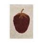 Teppich Fruiticana - Fraise textil gelb rot beige / groß - handgewebt - Ferm Living