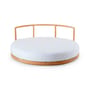 Canapé de jardin rond Pevero bois naturel / Îlot - Ø 160 cm / Teck - Sans coussin - Unopiu