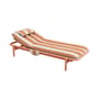 Sunbun Reclining deckchair textile orange / Mattresses included - Fatboy
