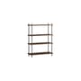 Regal Shelving System - s.115.1.A holz braun / B 85 x H 115 x T 35 cm - MOEBE