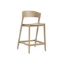 Tabouret de bar Cover bois multicolore H 65 cm - Bois/ Modèle d'expo - Muuto