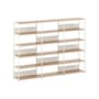 Bücherregal UNIT 6 metall weiß / H 215 x B 244 cm - TIPTOE