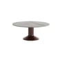 Couchtisch Midst marmor rot / Ø 90 cm - Marmor - Muuto