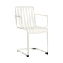 Fauteuil de repas Palissade Cantilever métal blanc / Small - Hay