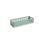 Panier Colour Crate MINI plastique vert Oblong / 13 cm x 34.5 cm - Hay
