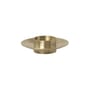 Portacandela Block oro metallo / Ottone - Ø 11 cm - Ferm Living