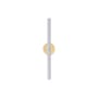 Applique bagno Kilter Short LED metallo oro / L 50 cm - Orientabile - TALA