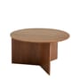 Slit Wood Coffee table natural wood / XL - Ø 65 x H 35.5 cm / Bois - Hay
