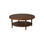 Couchtisch Puzzle holz braun / Ø 80 x H 35 cm - Maison Sarah Lavoine