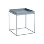 Tray End table metal blue / 40 x 40 x H 44 cm - Hay