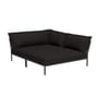Canapé de jardin modulable Level 2 Cozy / Dossier extra moelleux & assise profonde - Angle droite - L 173,5 x P 139 cm - Houe