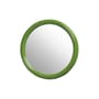 Miroir mural Churros vert / Ø 33.5 cm - & klevering