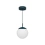 Pendelleuchte Mooon! LED metall glas blau / Glaskugel - Bluetooth - Ø 25 cm - Fermob