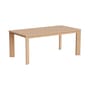 Table à rallonge Chisel 630 bois naturel / L 180/280 cm x 95 cm - Hay