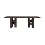 Table rectangulaire Flow bois marron / 250 x 113 cm - 10 personnes - Ethnicraft