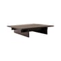Ita OS4 Coffee table wood brown / 110 x 110 x H 25 cm - &tradition