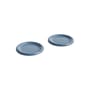 Piatto da dessert Barro ceramica blu / Ø 18 cm - Set da 2 - Hay