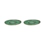 Set de 2 soucoupes pour tasse à cappuccino Verde Lanza - Serax