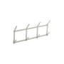 Tape Small Wall coat rack metal grey / W 49.5 x H 22 cm - Hay