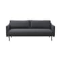 Canapé droit Rar tissu gris / 3 places - L 204,5 cm - Normann Copenhagen